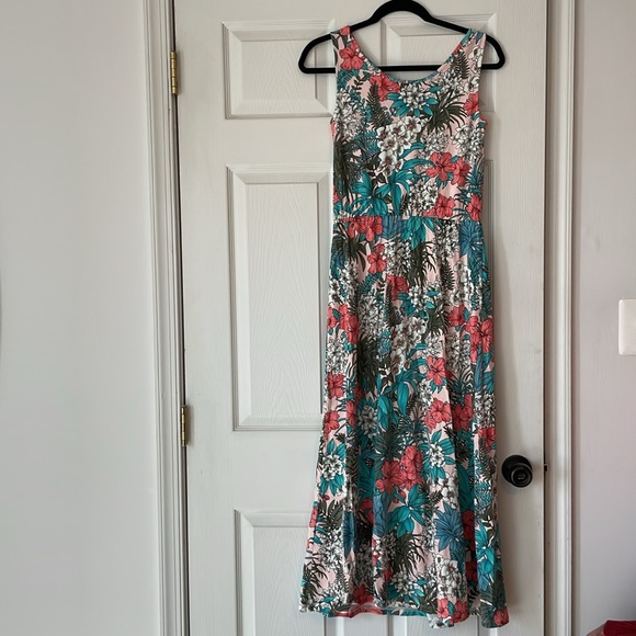 Talbots flower printed Maxi sundress - Picture 2 of 4
